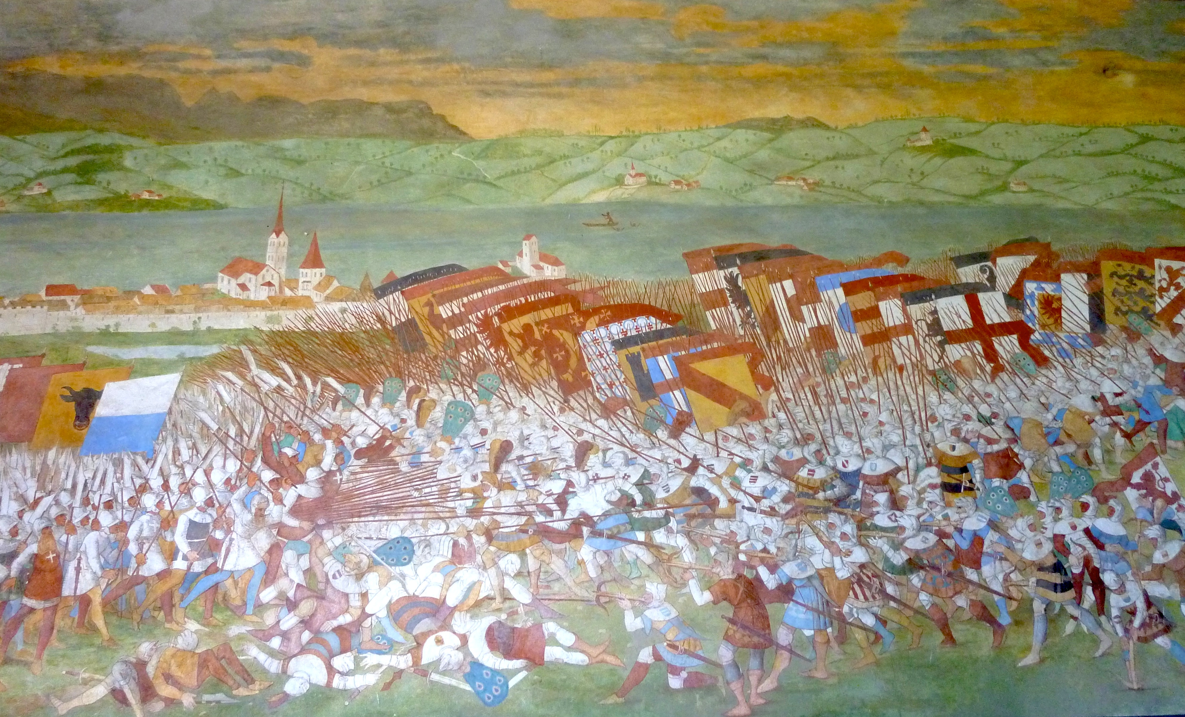 Schlacht bei Sempach (1386). (Quelle: Wikimedia Commons)