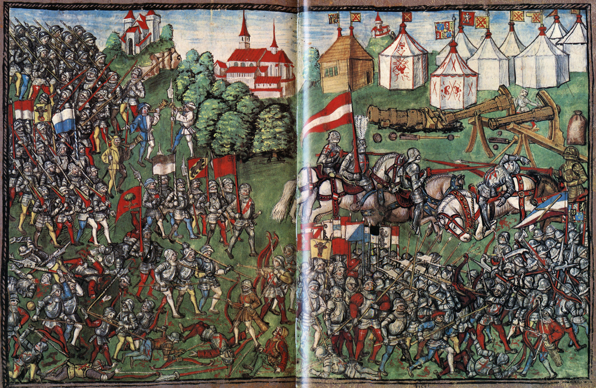 Schlacht bei Grandson (1476). (Quelle: Wikimedia Commons)